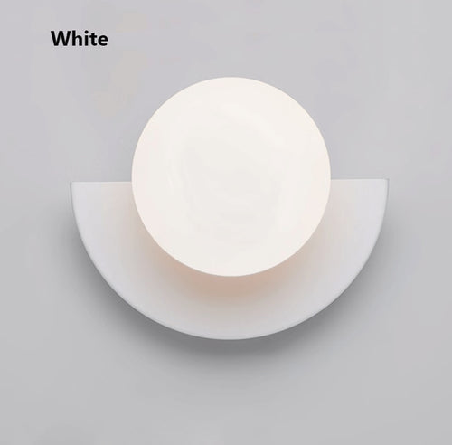 Applique murale LED demi-cercle nordic Macaron - vue 7 sur 10