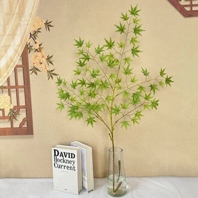 plantes artificielles feuilles d'érable décoratives pour intérieur automnal - vue 7 sur 8