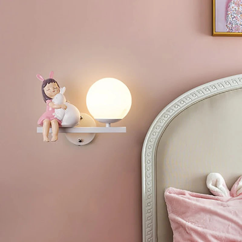 applique murale créative dessin animé pour enfants fille - vue 3 sur 22