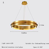 lustre led minimaliste post-moderne italien créatif