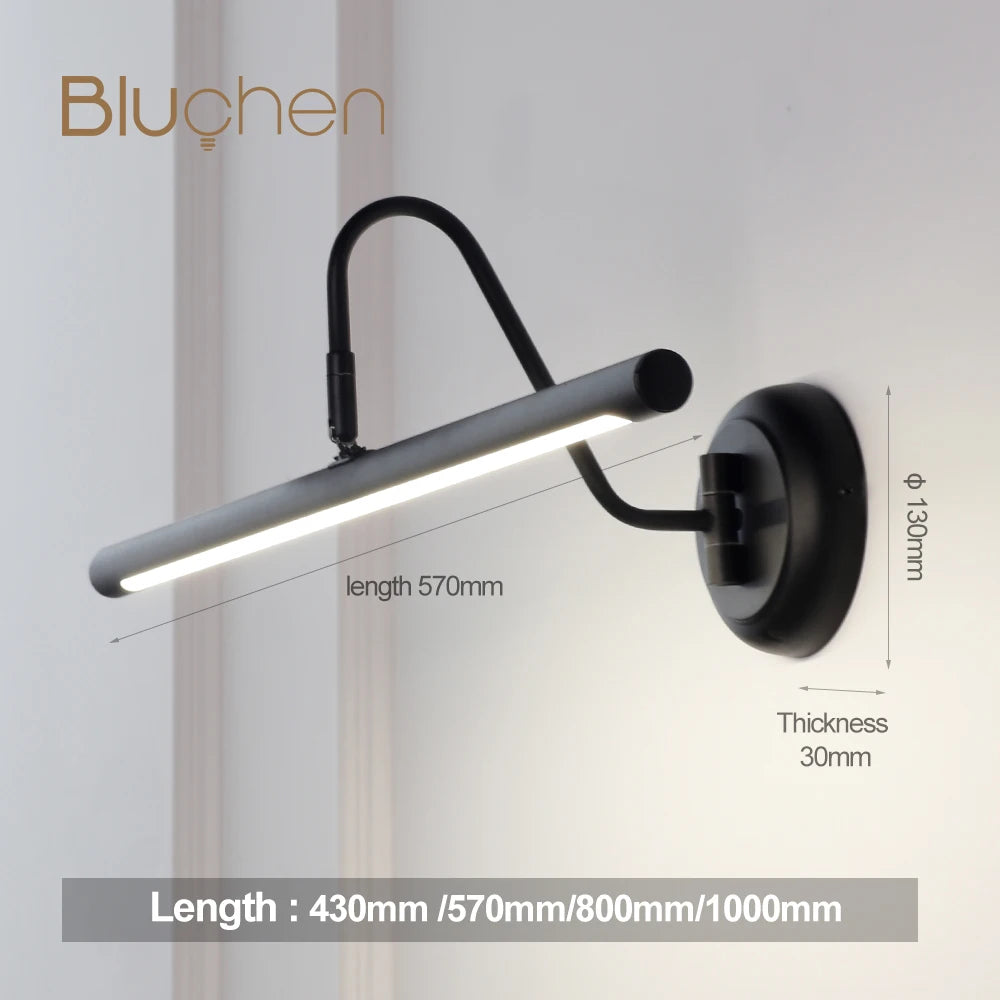 applique murale moderne à led pour miroir intérieur - vue 5 sur 7