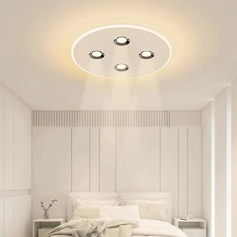 Plafonnier led moderne pour décor maison luminaire allée balcon - vue 4 sur 12
