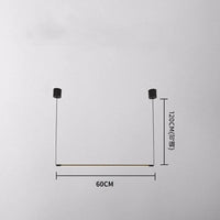 LED-Pendelleuchte nordisches Design minimalistisch Aluminium