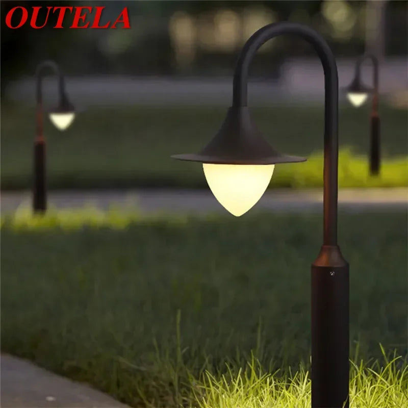 lampe de jardin extérieure led étanche design contemporain pour villa