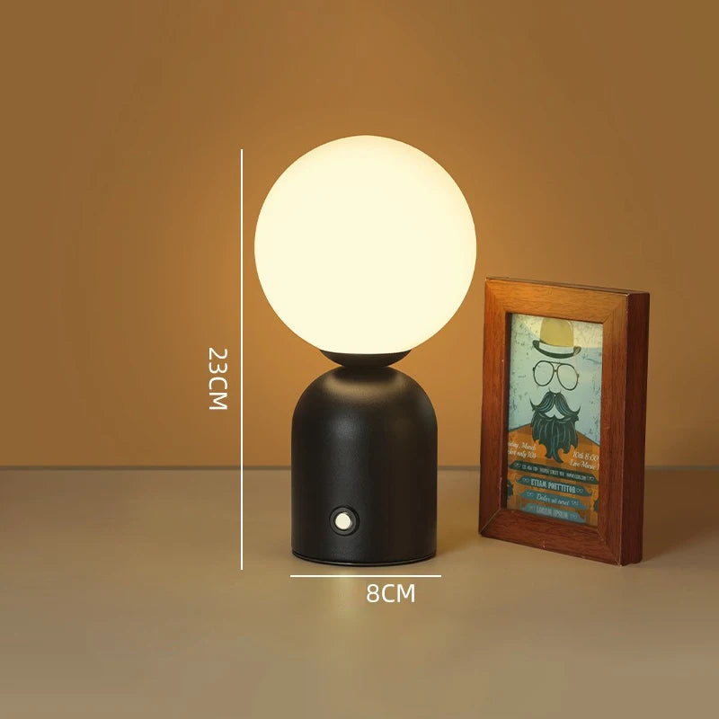 LED-Schreibtischlampe wiederaufladbar für dekorative Innenbeleuchtung - vue 8 sur 10