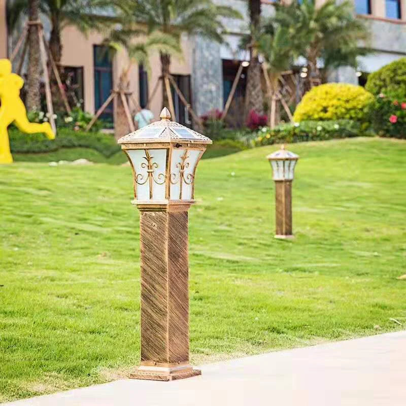 lampe solaire led décorative pour jardin et chemin - vue 6 sur 7