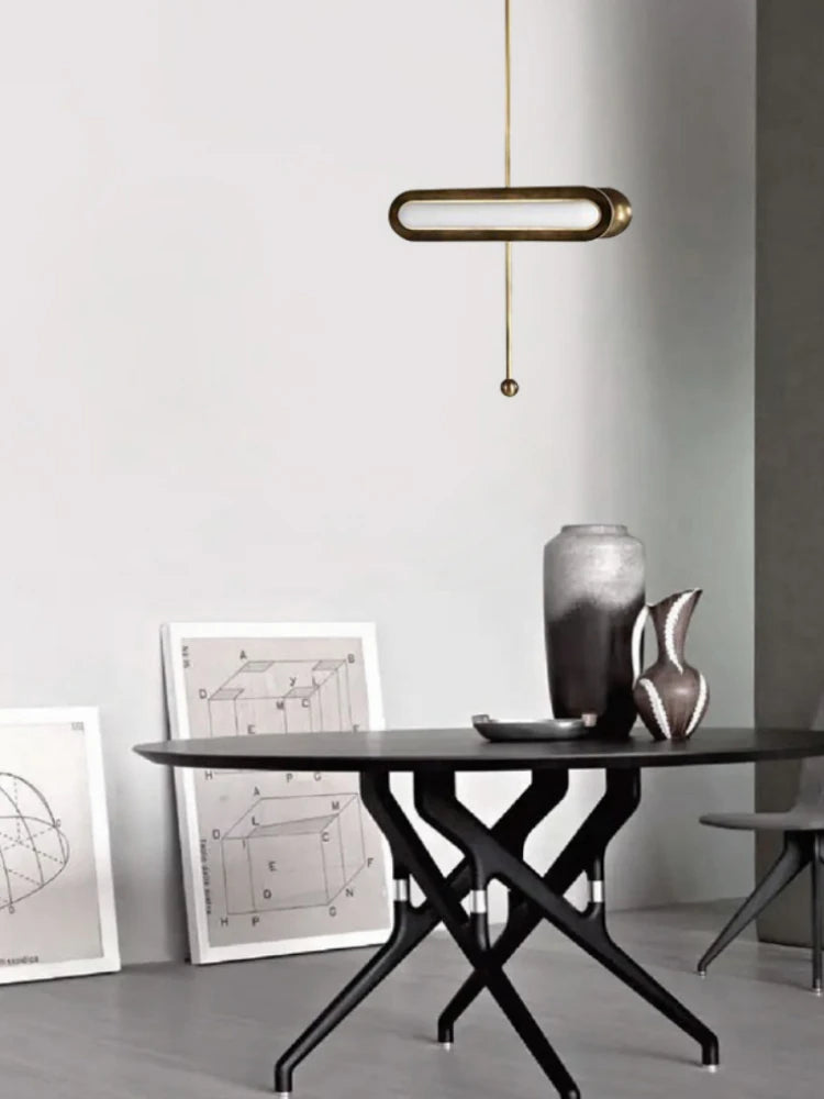 Minimalistische Pendelleuchte im modernen Design für ein elegantes Interieur - vue 3 sur 9