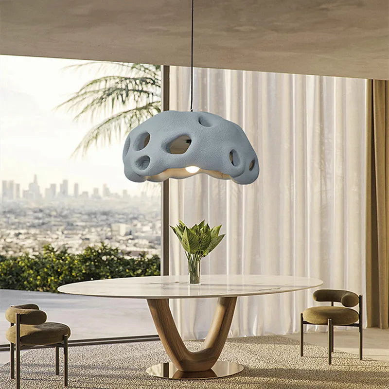 suspension design nordique wabi-sabi pour café et restaurant - vue 5 sur 12