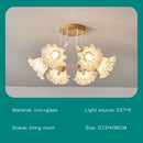 lustre nordique créatif à fleurs pour décoration intérieure