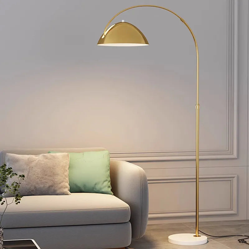 Lampadaire LED Marbre Luxe Styliste Italien - vue 2 sur 8