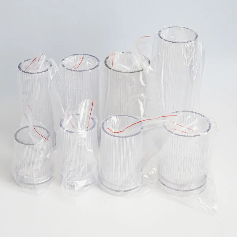 moule cylindrique à rayures pour fabrication de bougies en acrylique - vue 7 sur 14