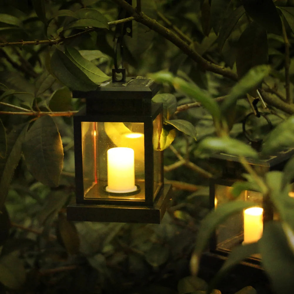 lanternes solaires suspendues lumineuses pour jardin et cour - vue 7 sur 6
