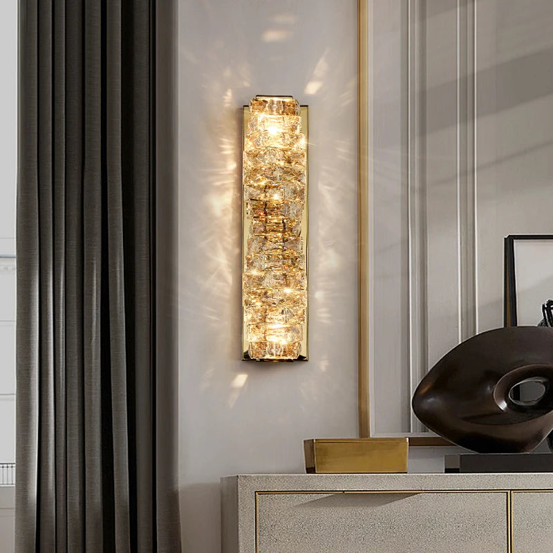 applique murale en cristal k9 design moderne pour décoration élégante - vue 2 sur 19