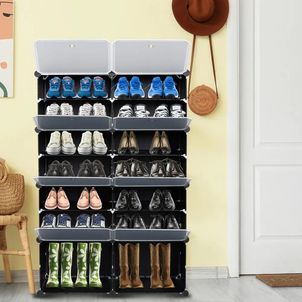 meubles modulaires de rangement modernes pour chaussures - vue 5 sur 8