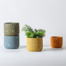 moule en silicone pour pot de fleurs design vertical en béton