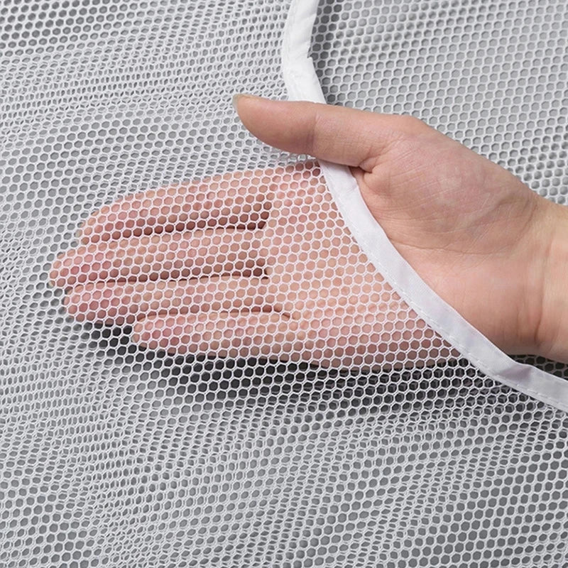 sac à linge pliable avec crochet pour rangement pratique - vue 7 sur 7