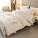 Cotton Comforter Duvet Insert - Quilted White Comforters Queen Size, All Season Down Alternative Queen Size Bedding Comforter