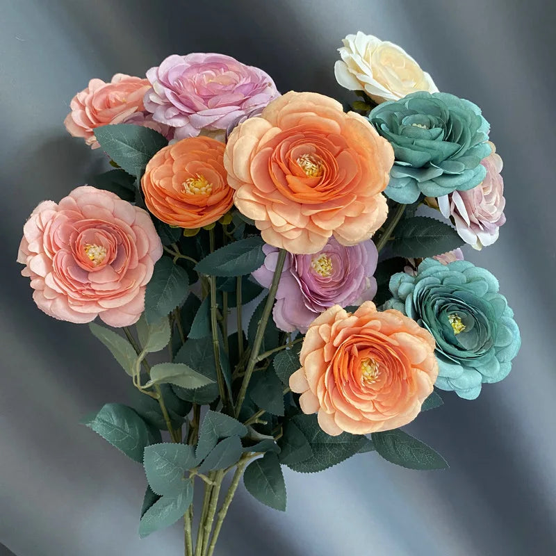 branche de lotus artificielle pour décoration de jardin et balcon - vue 3 sur 10