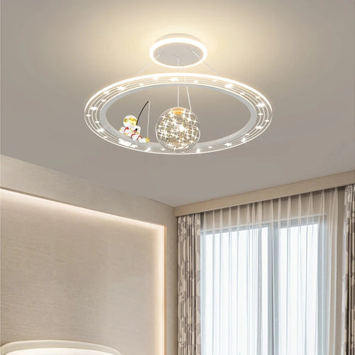 lustre nordique moderne led pour décoration créative de maison