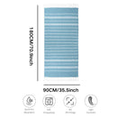 serviette de plage turque rayée coton franges absorbante