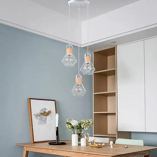 Runde Deckenplatte mit 3 Löchern für DIY-Leuchten - vue 4 sur 11