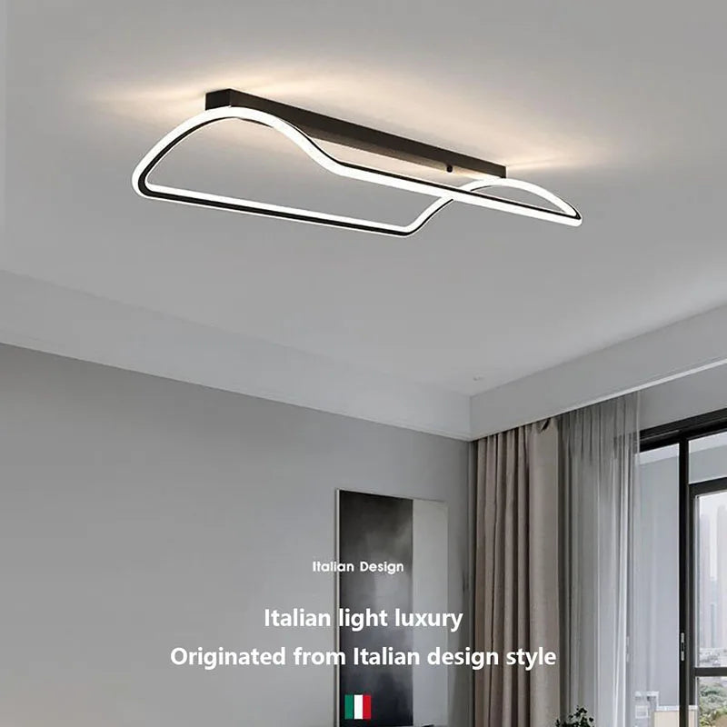 lustre moderne à leds pour décoration intérieure maison - vue 7 sur 18