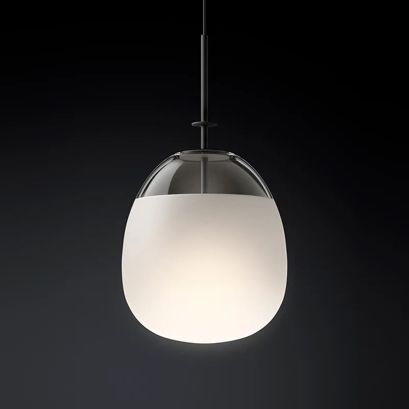 suspension tempo design en verre pour espace moderne - vue 7 sur 9