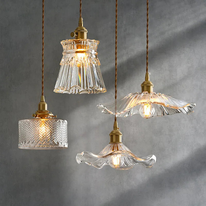 Suspension en verre au design nordique moderne - vue 3 sur 12