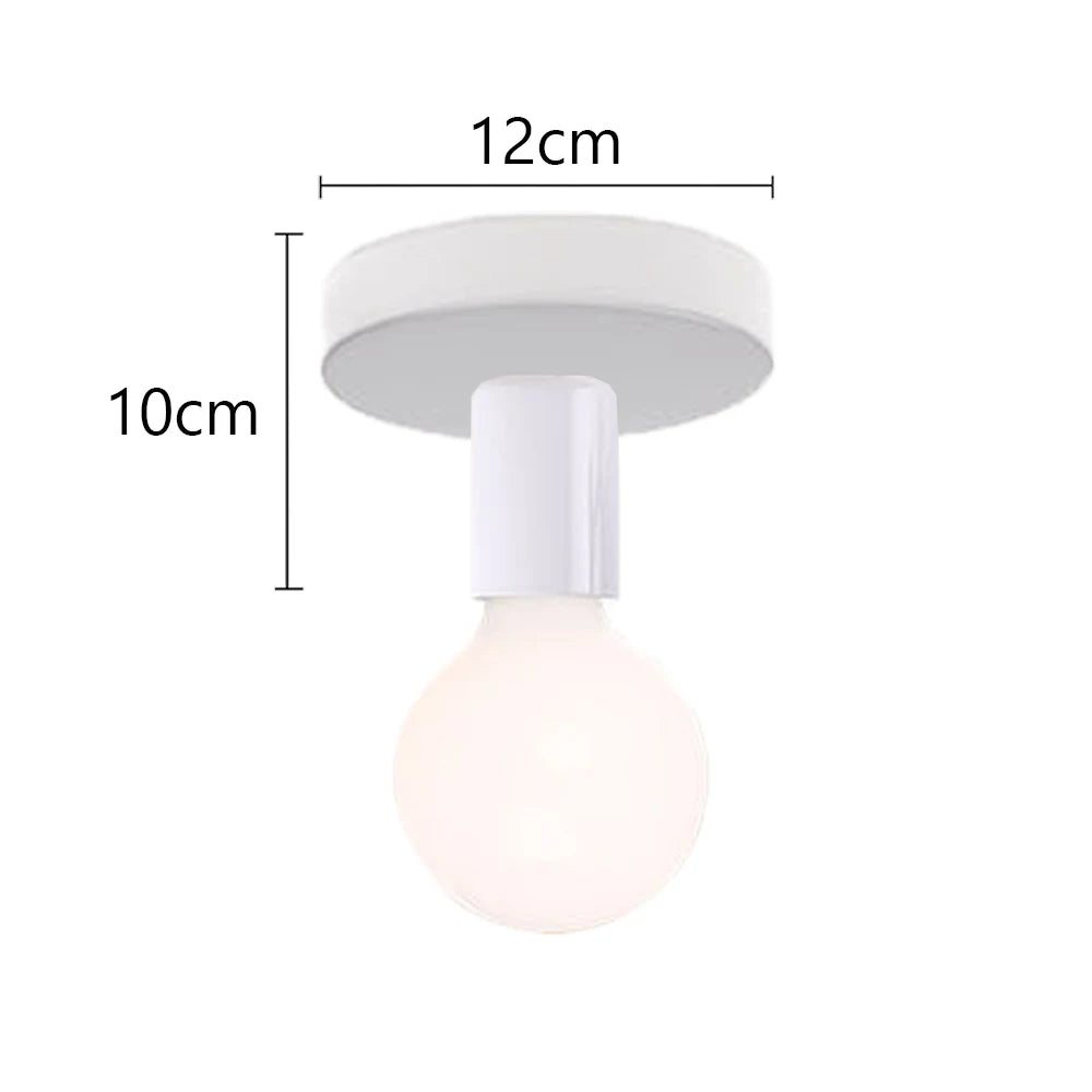 plafonnier led moderne style industriel rétro pour décoration intérieure - vue 13 sur 14