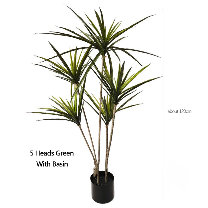plantes artificielles dracaena pour décoration intérieure tropicale - vue 15 sur 20