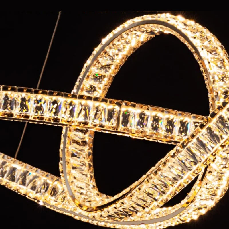 home decorationPendant lights, luxury crystal living room chandelier, dining room Pendant lamp, ceiling light, indoor lighting - vue 6 sur 6