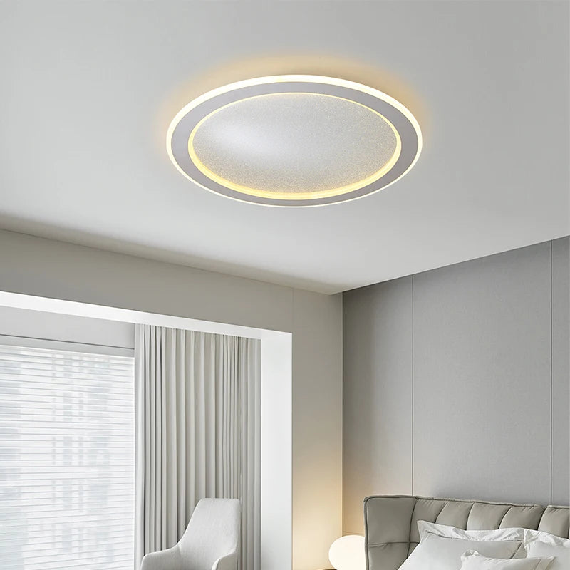 plafonnier led moderne en forme danneau pour décoration intérieure - vue 6 sur 9