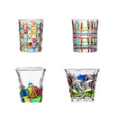 Verres cristal relief style vintage europeen 300 ml