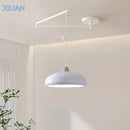 Moderne LED-Pendelleuchte mit schwenkbarem Arm