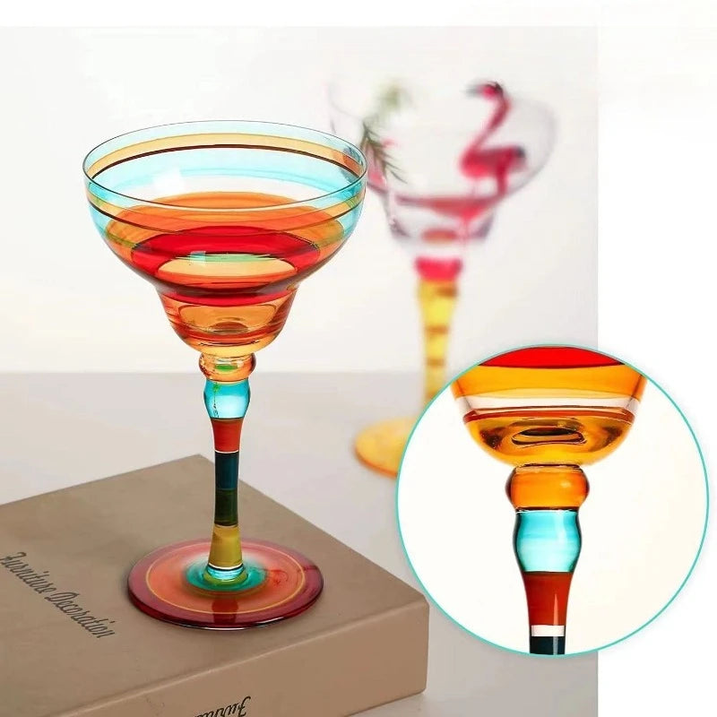 Verre cocktail fait main 330 ml style margarita - vue 5 sur 7