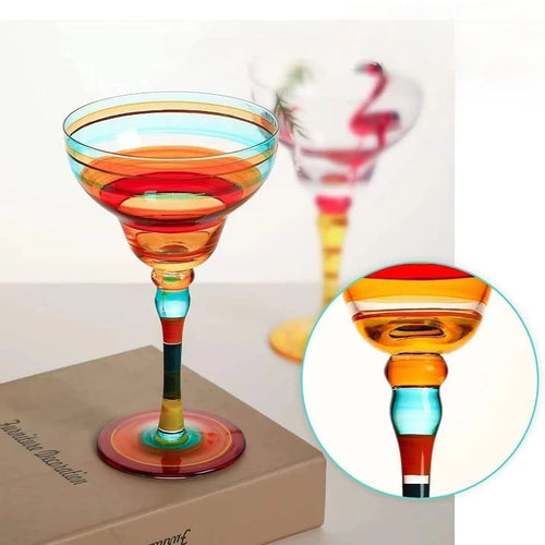 Verre cocktail fait main design artistique 330 ml