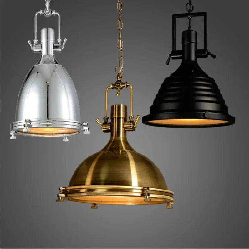 Suspension industrielle rétro pour décoration moderne intérieure
