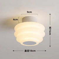 plafonnier nordique à intensité variable pour intérieur et extérieur