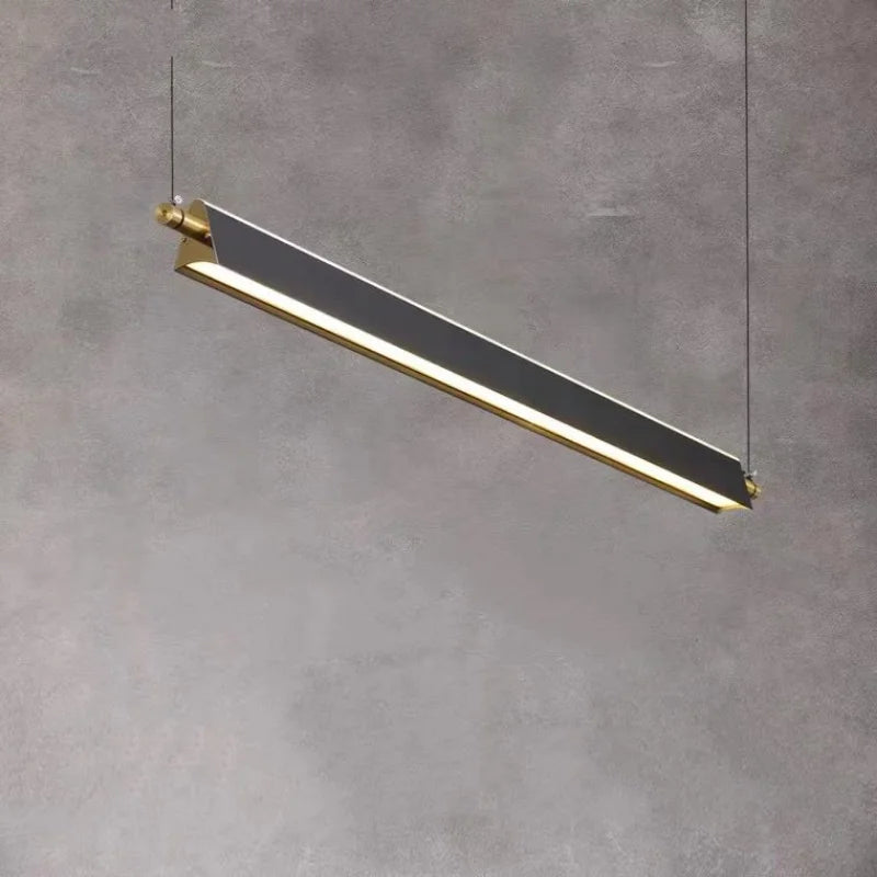 Moderne LED-Pendelleuchte für elegante Wohnraumdekoration - vue 4 sur 9
