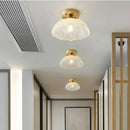 Nordische LED-Deckenleuchte Vintage aus Glas für modernes Interieur