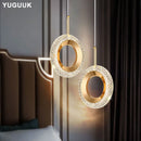 Nordische LED-Pendelleuchte Ring Modern für Schlafzimmer und Wohnzimmer