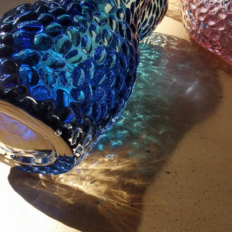 vase en verre nordique transparent pour décorations florales élégantes - vue 5 sur 11