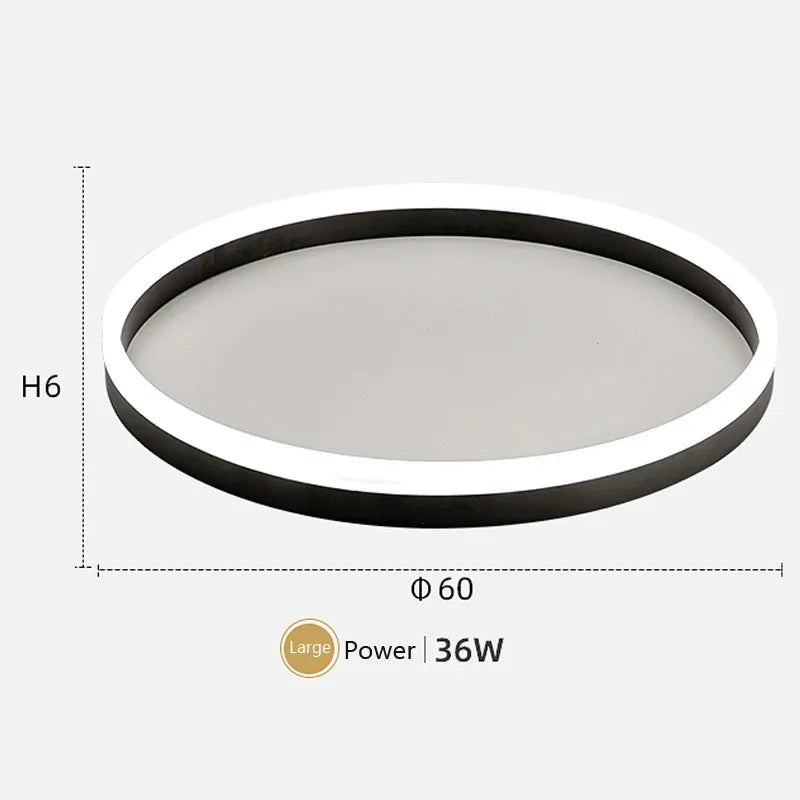 plafonnier moderne à leds pour décoration intérieure élégante et lumineuse - vue 6 sur 16