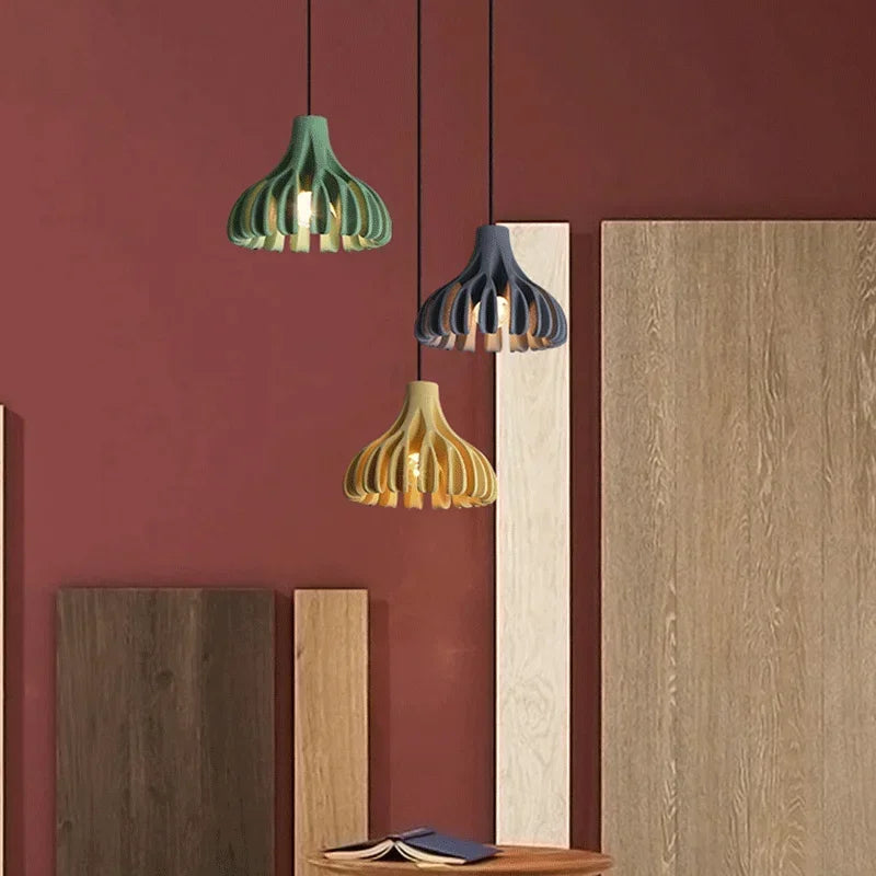 lustre moderne design en résine pour décoration commerciale - vue 6 sur 11