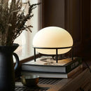 Demark Table Lamp Artistic White Glass Ball Desk Light for Bedroom Living Room