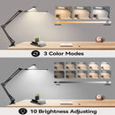Lampes de bureau Led Double tête réglable en continu USB lampe de Table moniteur d'ordinateur lumière pour bureau étude lecture luminaire