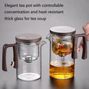 Théière en verre avec infuseur filtre magnétique 520ml