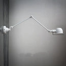 applique murale rétractable bras oscillant avec interrupteur loft