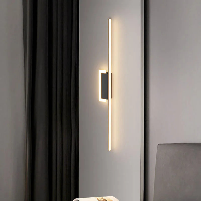 applique murale LED moderne pour salon Grille TV fond chambre chevet applique murale intérieur décor à la maison luminaire Lustre - vue 7 sur 23