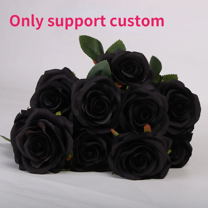 bouquet de roses artificielles pour mariage et décoration intérieure - vue 16 sur 27